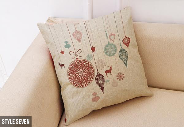 Vintage-Style Christmas Cushion Cover Range - Seven Styles Available
