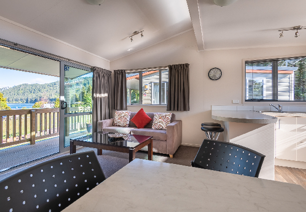 Two-Night Getaway Package for Two People in a Tikitapu Lake View or Deluxe Motel Unit incl. Half-Hour Hot Tub Hire & Late Check-Out - Options for Three Nights or Four People