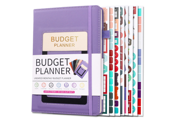 Monthly Budget Planner with Bill Organiser Expense Tracker - Available in Two Colours