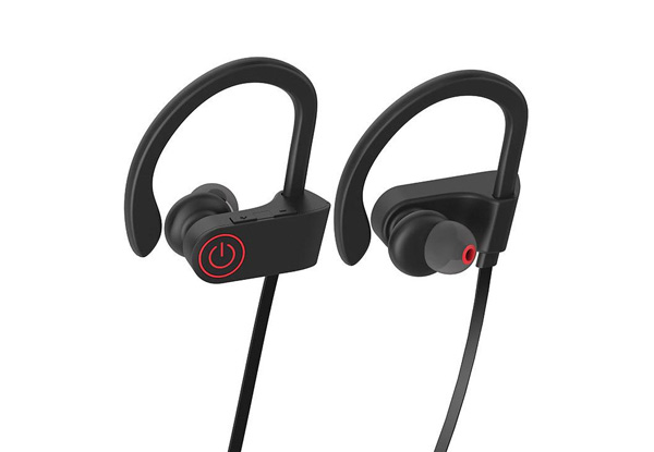 Noise-Cancelling Bluetooth Earphones - Two Colours Available with Free Delivery