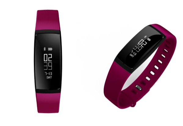 Fitness Tracker Watch with Blood Pressure & Heart Rate Monitor - Three Colours Available
