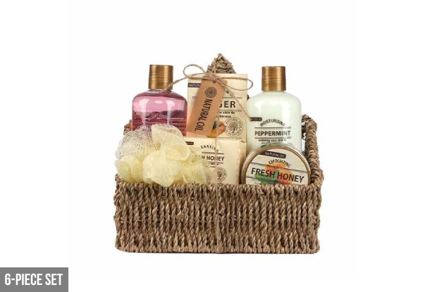 Three-Piece Women’s Gift Set incl. Loofah - Options for a Four or Six-Piece Gift Set