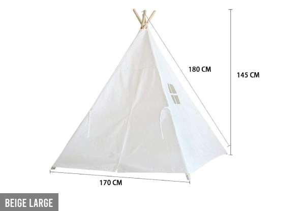 Kids Canvas Indoor Tent - Four Options Available