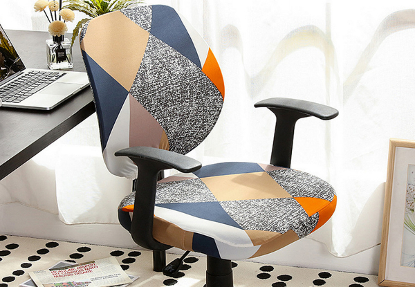 Stretchable Office Chair Slipcover Protector - Available in Four Styles