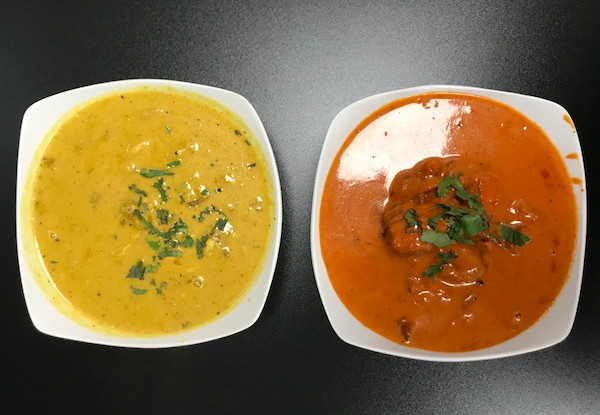 Two Authentic Meals from the Mains Menu - Valid for Takeaway