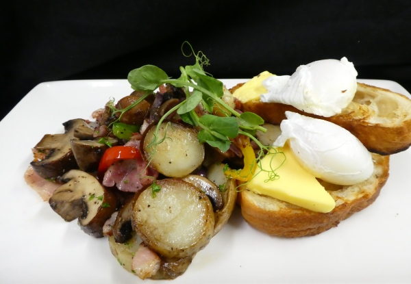 Two Brunch Meals - Valid Seven Days a Week from 9.00am - 11.00am