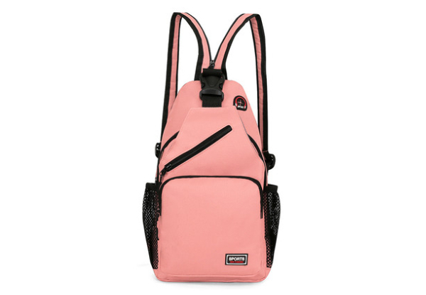 Crossbody Sling Backpack with Earphone Hole - Eight Colours Available