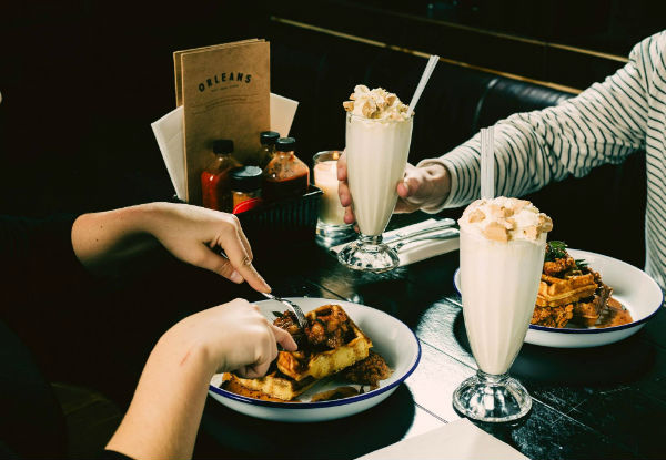 $50 Drinks & Lunch Voucher at Orleans - Option for a $100 Voucher