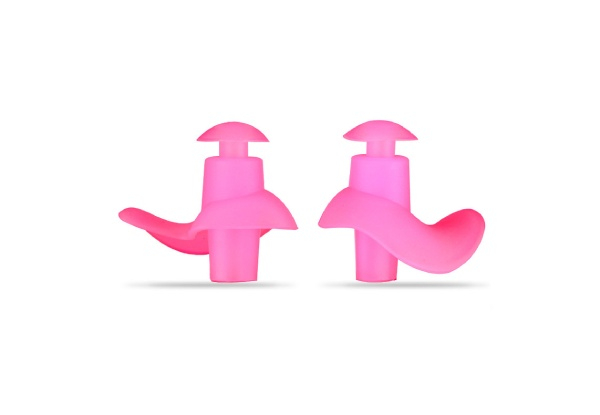 Three-Pack of Water-Resistant Earplugs - Three Colours Available