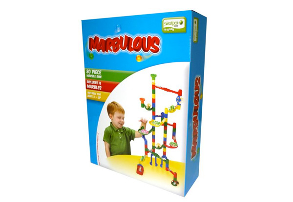 $30 for a Marbulous 80 Piece Marble Run Set (value $50)