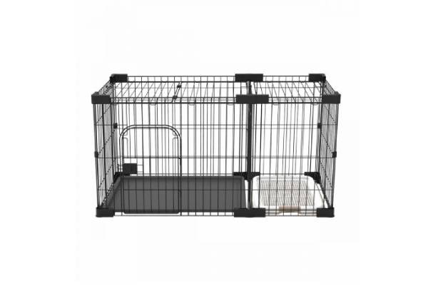 Extra Large Dog Crate with Toilet Tray Included - Two Colours Available