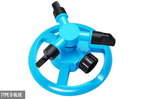 360 Degree Rotating Automatic Lawn Water Sprinklers Range  - Five Styles & Option for Two Available with Free Delivery