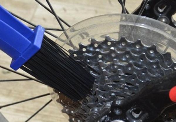 Bicycle Tooth Disc Chain Cleaning Brush - Two Colours & Option for Two Available