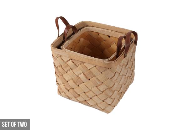 Home Storage Basket - Options for Large Size or Set of Two