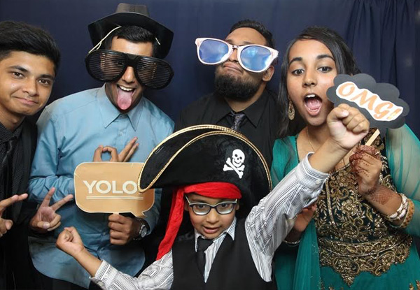 Two Hours of Unlimited Photo Booth Use & Prints - Options for up to Four Hours