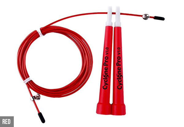 Speed Skipping Rope - Three Colours Available with Training Guide