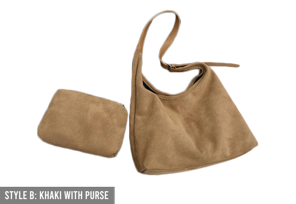 Suede Bucket Bag Tote Bag Range - Available in Six Options