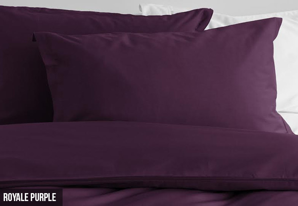 Canningvale Palazzo Royale 1000TC Duvet Cover Sets - Four Sizes & Five Colours Available with Free Delivery