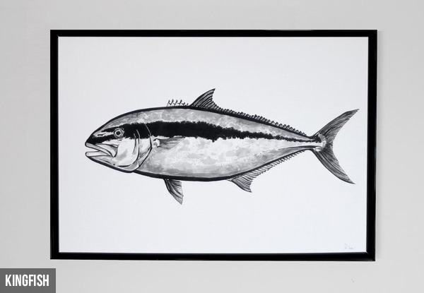 A3 New Zealand Fish Art Prints - Five Options Available with Free Delivery