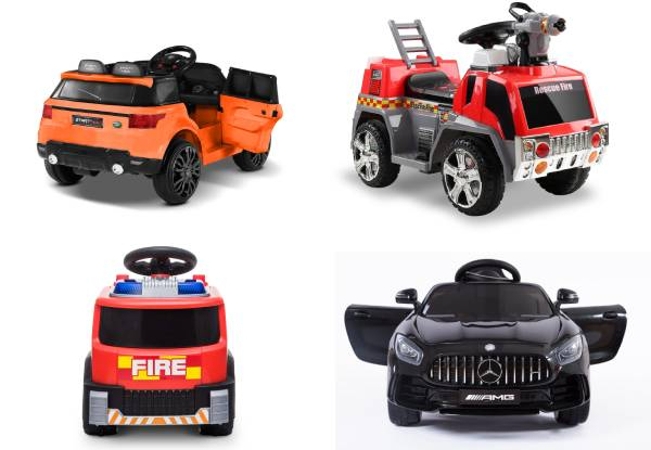 Kids Ride-On Car Range - Four Options Available