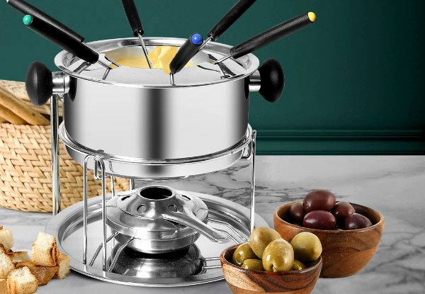 12-Piece Toque Stainless Steel Classic Fondue Set