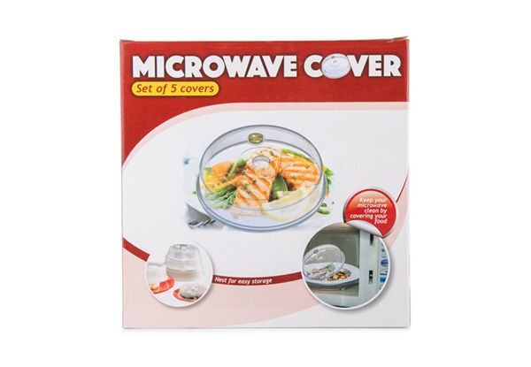 Five-Pack of Microwave Covers