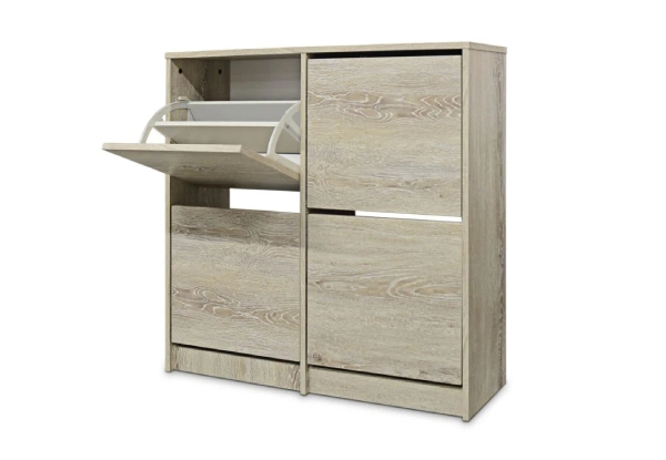 Contemporary Sleek Design Shoe Cabinet - Two Options Available