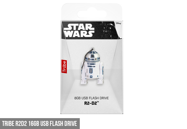 Tribe 16GB USB Flash Drive Range - Available in Batman, Superman, Wonder Women, Darth Vader, R2D2 or Stormtrooper