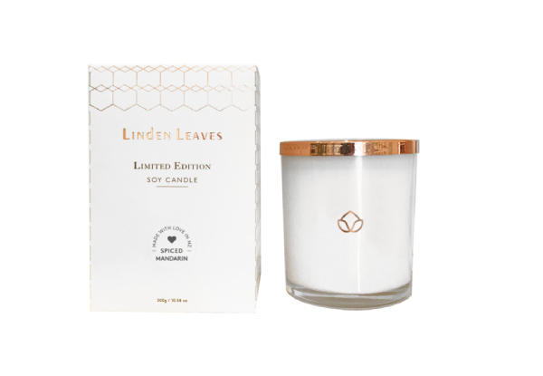 Linden Leaves Limited Edition Soy Candle - Three Scents Available
