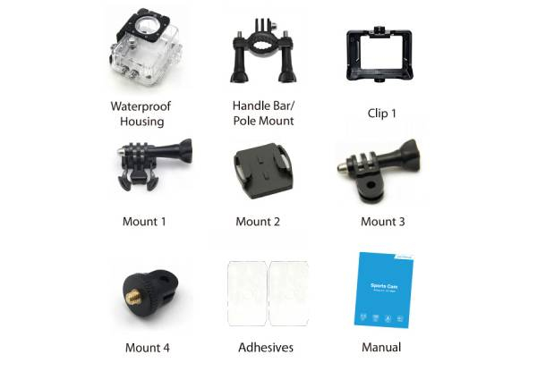 Extreme Sports+ Full HD Action Camera - Black
