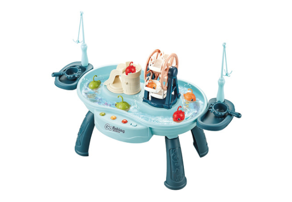 Kids Outdoor Fishing Water Table Playset