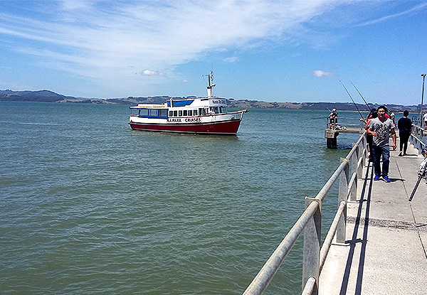Five-Hour Kaipara River & Harbour Boat Cruise to Shelly Beach Return Pass for One Adult - Options for Two Adults, a Child, or Family Pass - Valid from 15th November