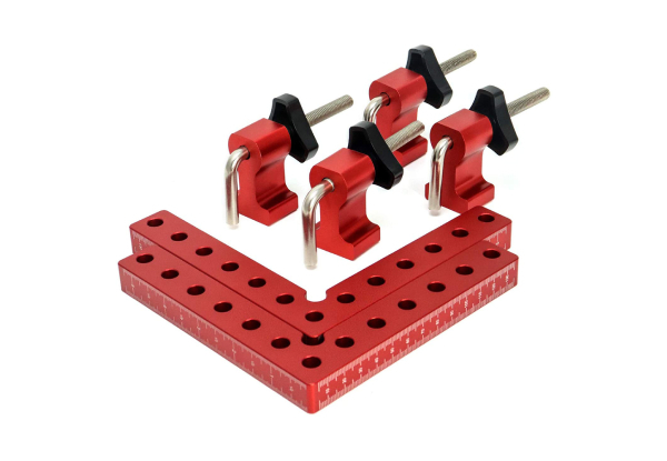 Two 90-Degree Fixing Clamps