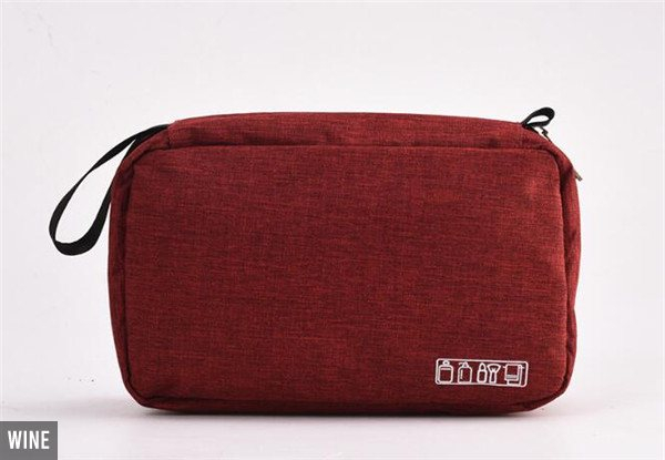 Hanging Travel Toiletry Bag - Five Colours Available & Option for Two