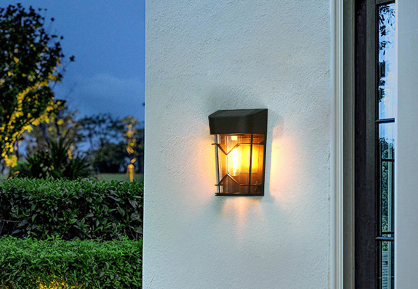 Outdoor Solar Wall Light - Option for Two