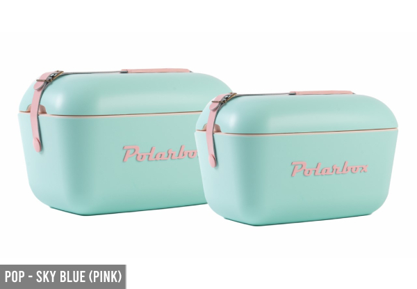 Polarbox Retro Vintage Cooler - Available in Two Styles, Five Colours & Two Sizes