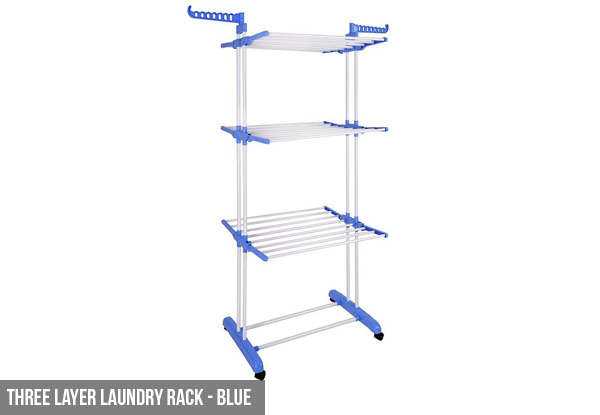 Single or Three-Layer Laundry Rack