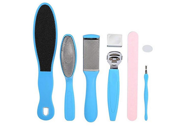 Eight-Piece Callus Remover Set - Option for a Two-Pack with Free Delivery