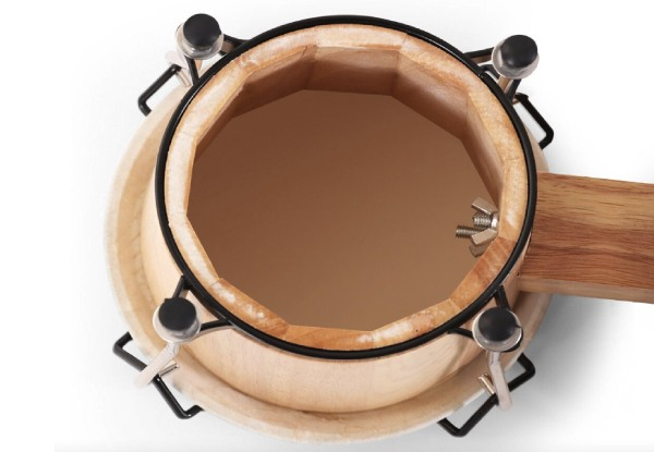 Seven & Eight-Inch Bongo Drum Set with Bag