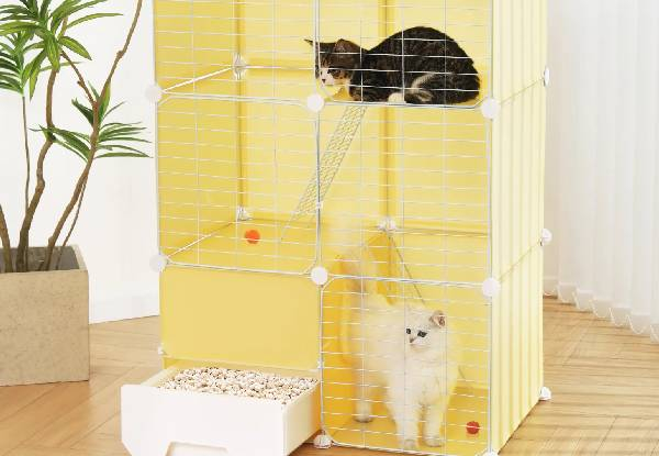 Detachable Transparent Cat Enclosure - Two Sizes Available