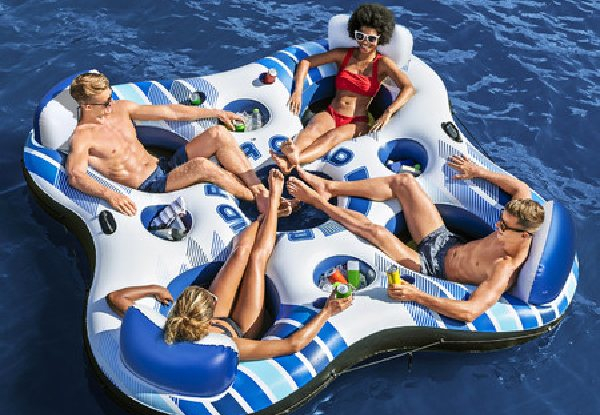 Bestway Four-Person Inflatable Watersport Floating Island