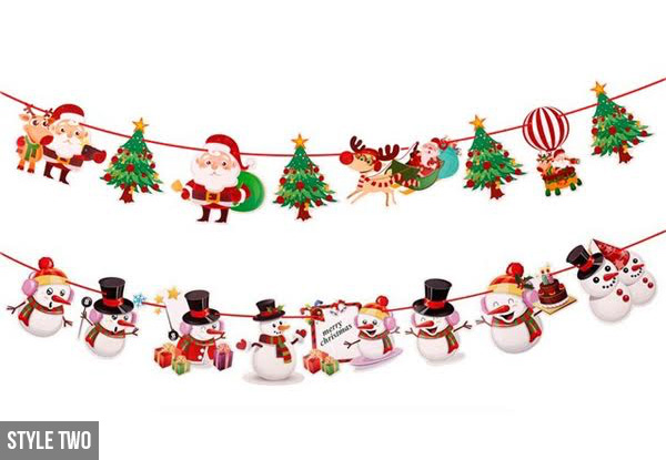 Two-Pack of Three-Metre Christmas Banners