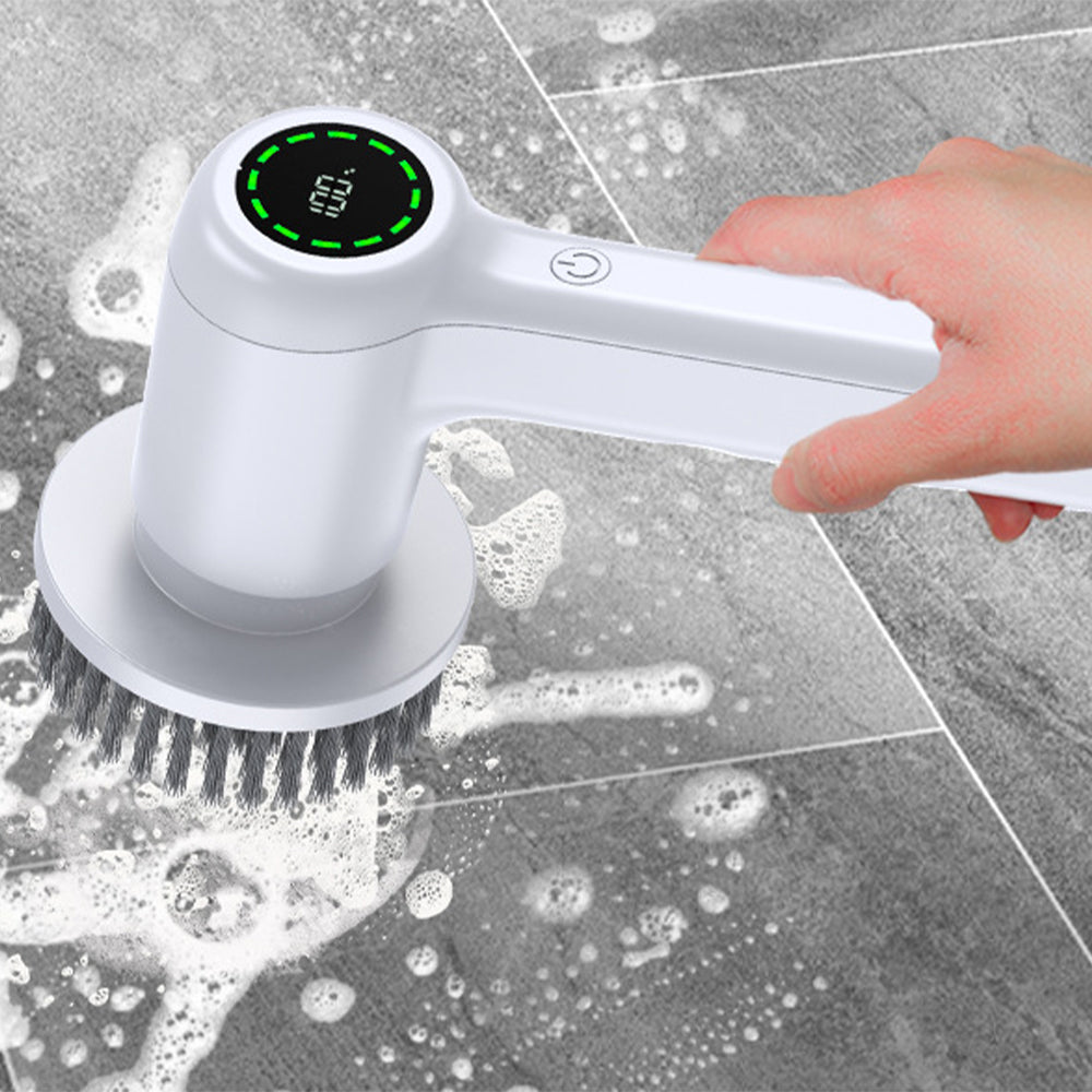 Portable Cordless Electric Spin Scrubber Cleaning Brush
