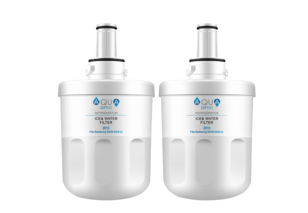 Two-Pack Replacement Refrigerator Water Filter Compatible with DA29-00003B, RF268ABRS Water Filter, DA2900003G Replacement - Option for Three or Four-Pack