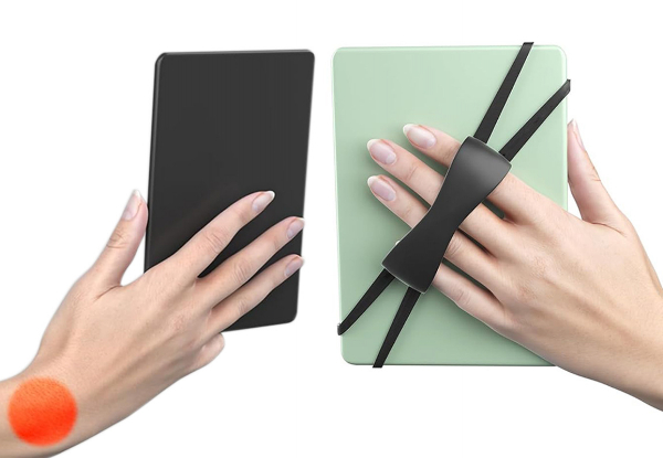 Two-Pack Comfortable Tablet Hand Strap - Available in Two Colours