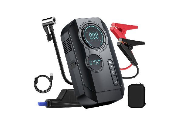 Four-in-One Car Jump Starter Pack