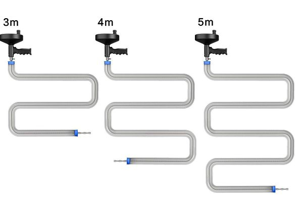 Flexible Steel Sink Drain Unblocker - Three Sizes Available