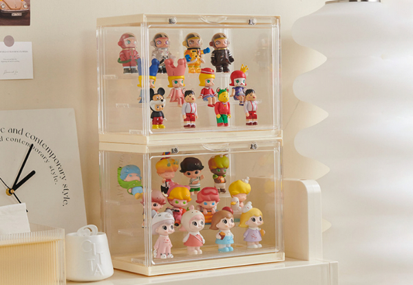 Acrylic Display Case for Mini Action Figures - Two Colours Available