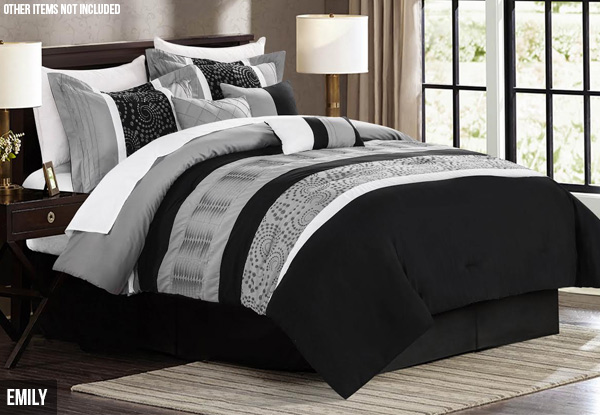 Seven Piece Comforter Set Grabone Nz, King Size Duvet Cover Measurements Nz