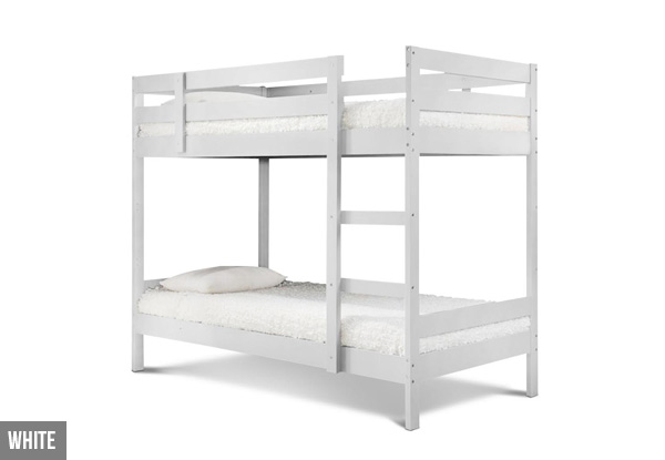 Wood Bunk Beds - Two Colours Available